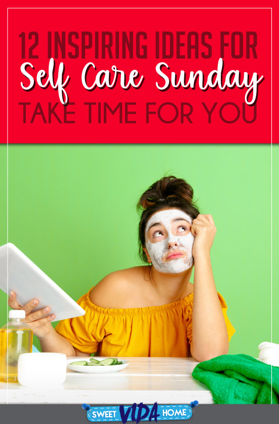 Self Care Sunday Ideas Pin