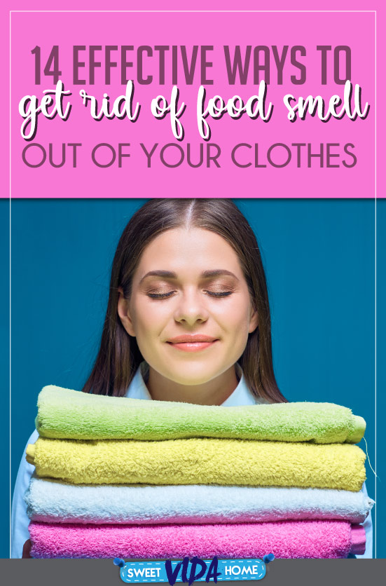 how to get rid of food smell out of clothes pin